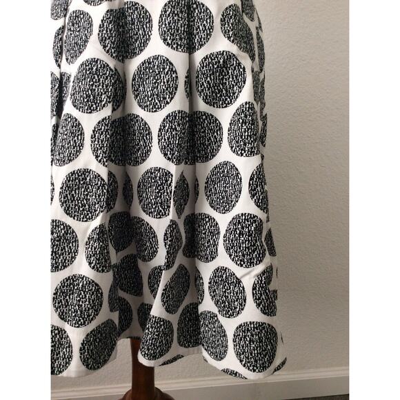 White House Black Market Full Skirt Pleated Print Lined - Picture 4 of 8